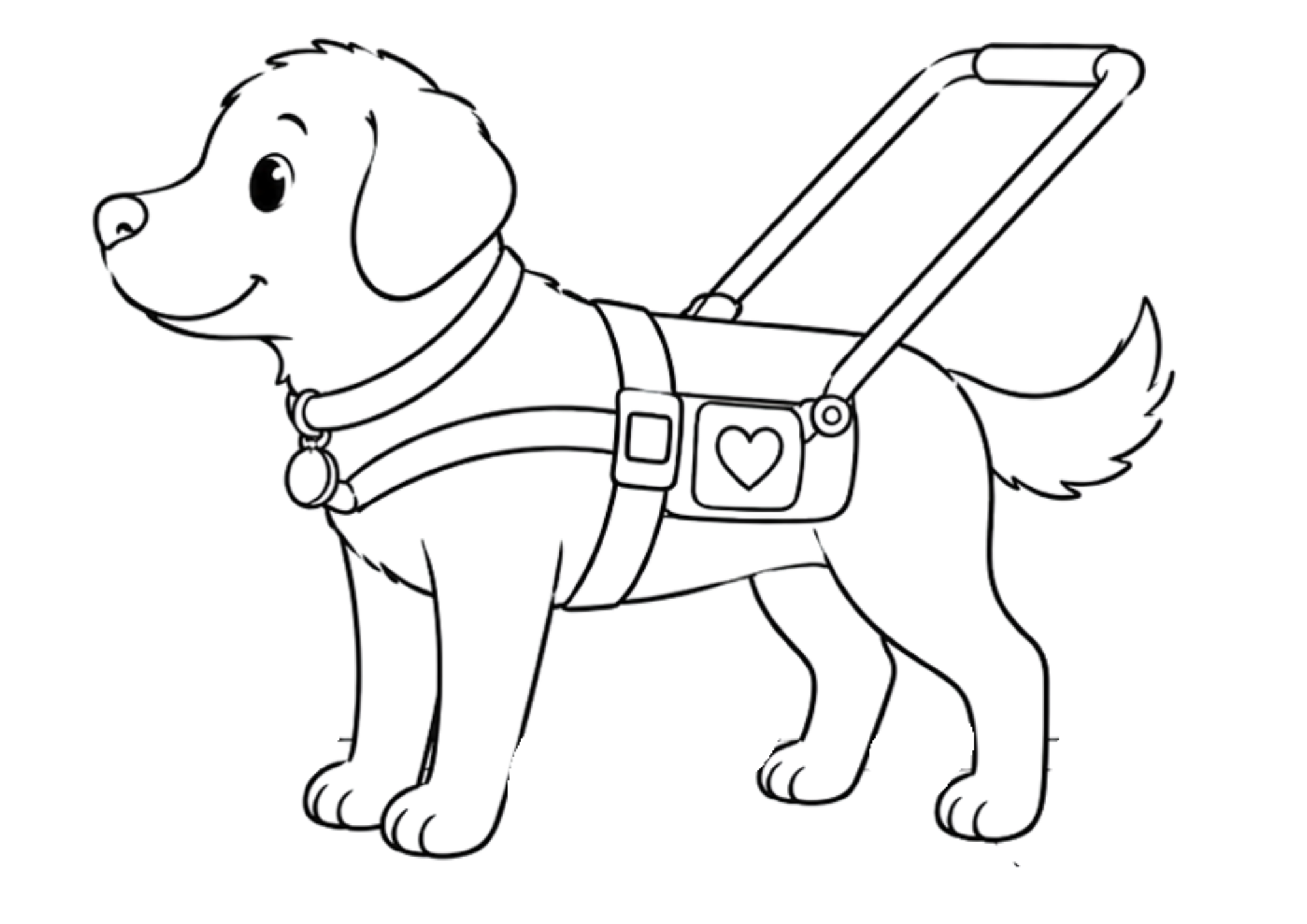 PINTA UN PERRO GUÍA (2)